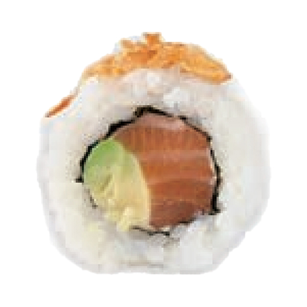 Crazy salmón roll