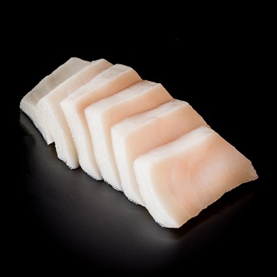 Sashimi pez mantequilla con trufa