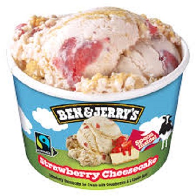 Ben Jerry Strawberry Cheescake