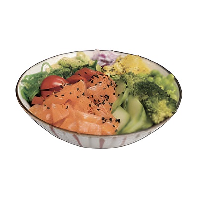 Salmón poke bowl