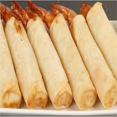 Rollito de langostino con sésamo (6 und)