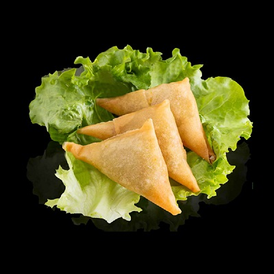 Samosa de curry con carne (4 und)