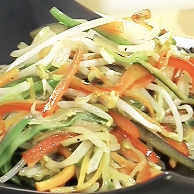 Verduras variadas salteadas