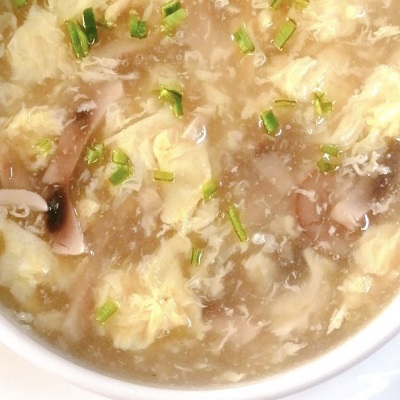 Sopa Pollo con champiñon