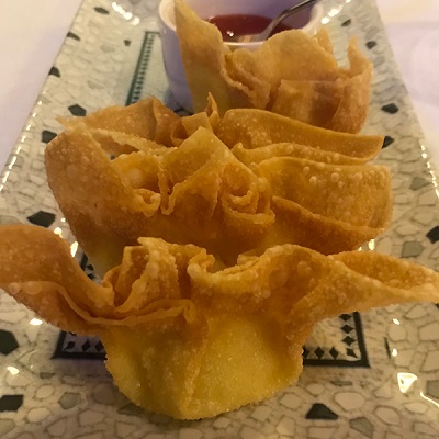 Crab rangon (6 und surimi con queso)