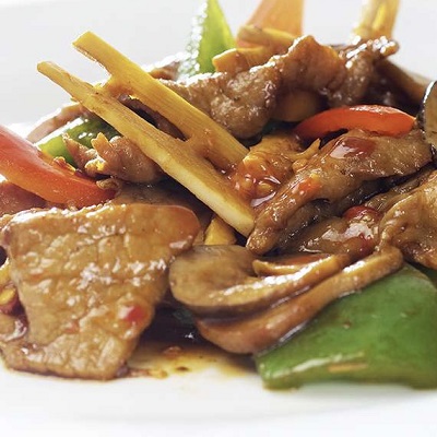 Ternera con verduras