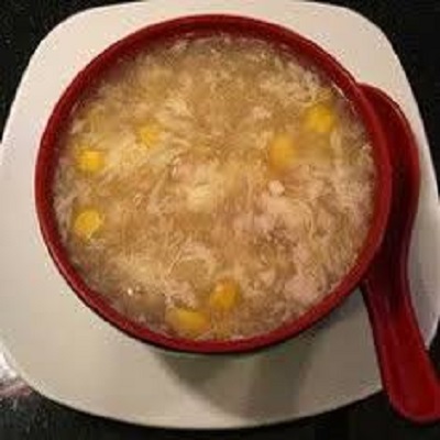 Sopa Pollo con maíz