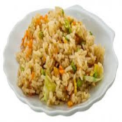 Arroz frito con vegetal